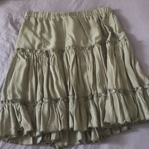 Army green princess Polly skirt